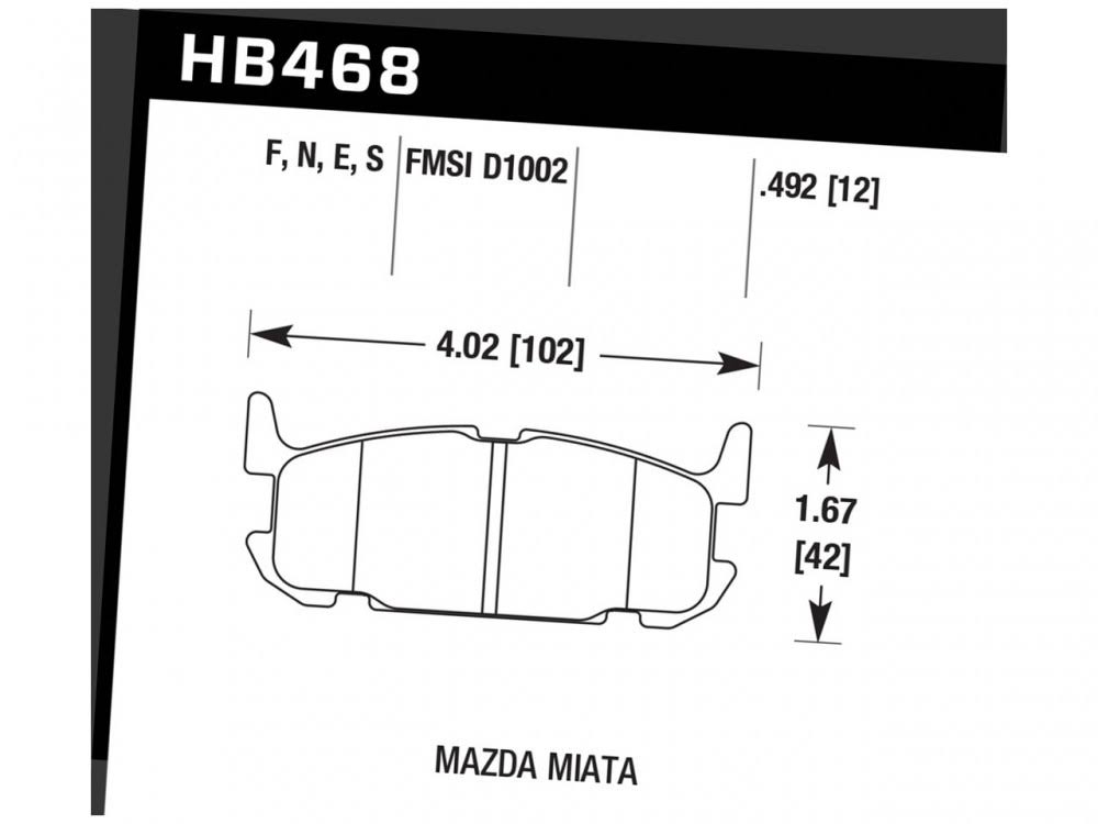 Blue 9012 Disc Brake Pad N72733