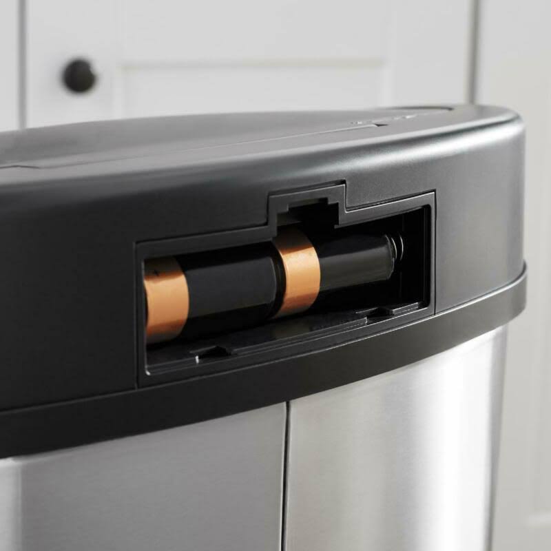 Black Stainless Steel Touchless Trash Can S46806