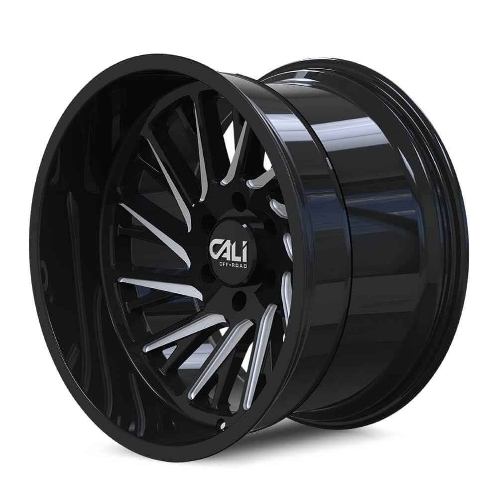 Gloss Black/Milled 20x10 8x165.1 -25mm Wheel J62597
