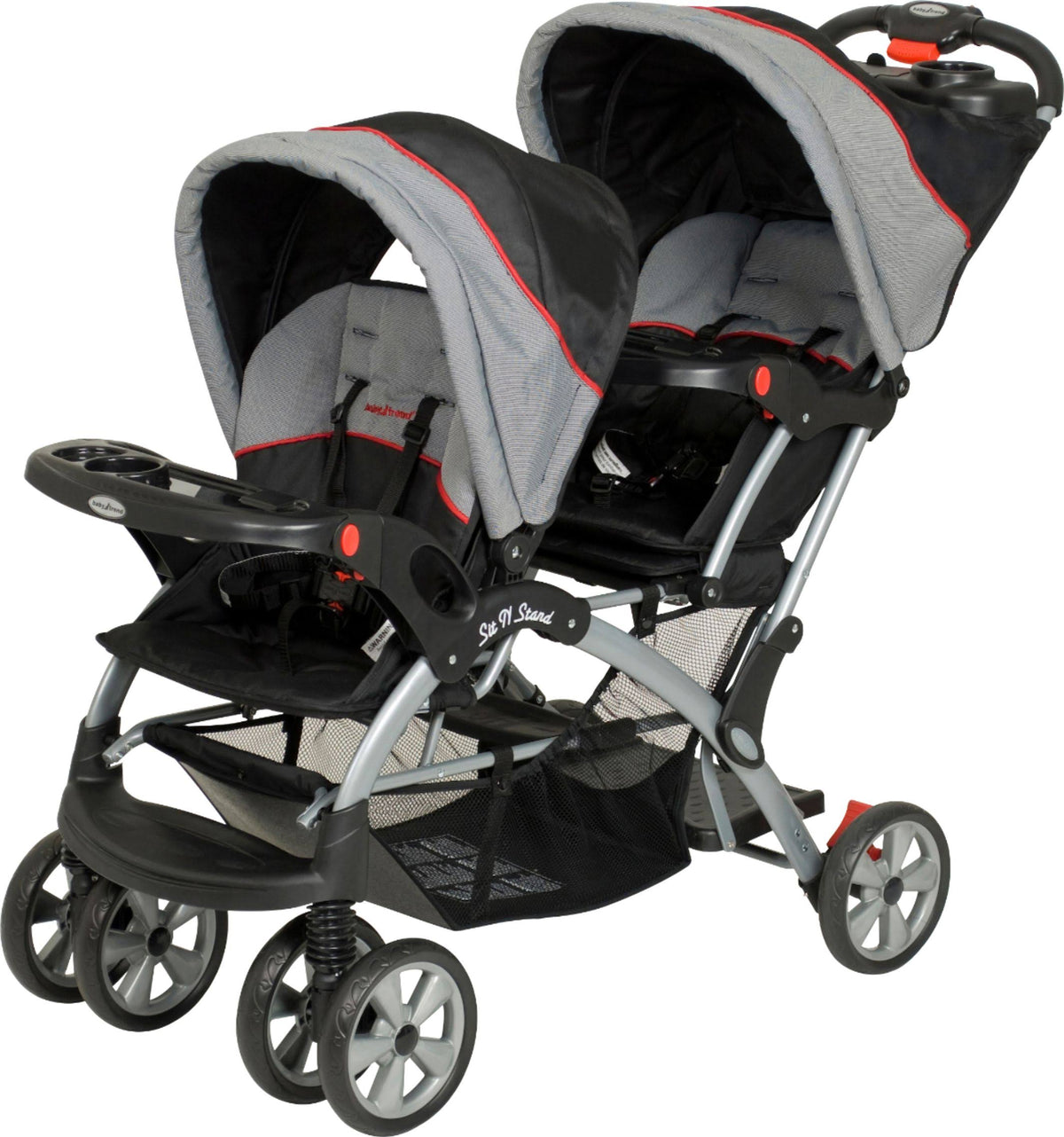 Gray Double Stroller T66047