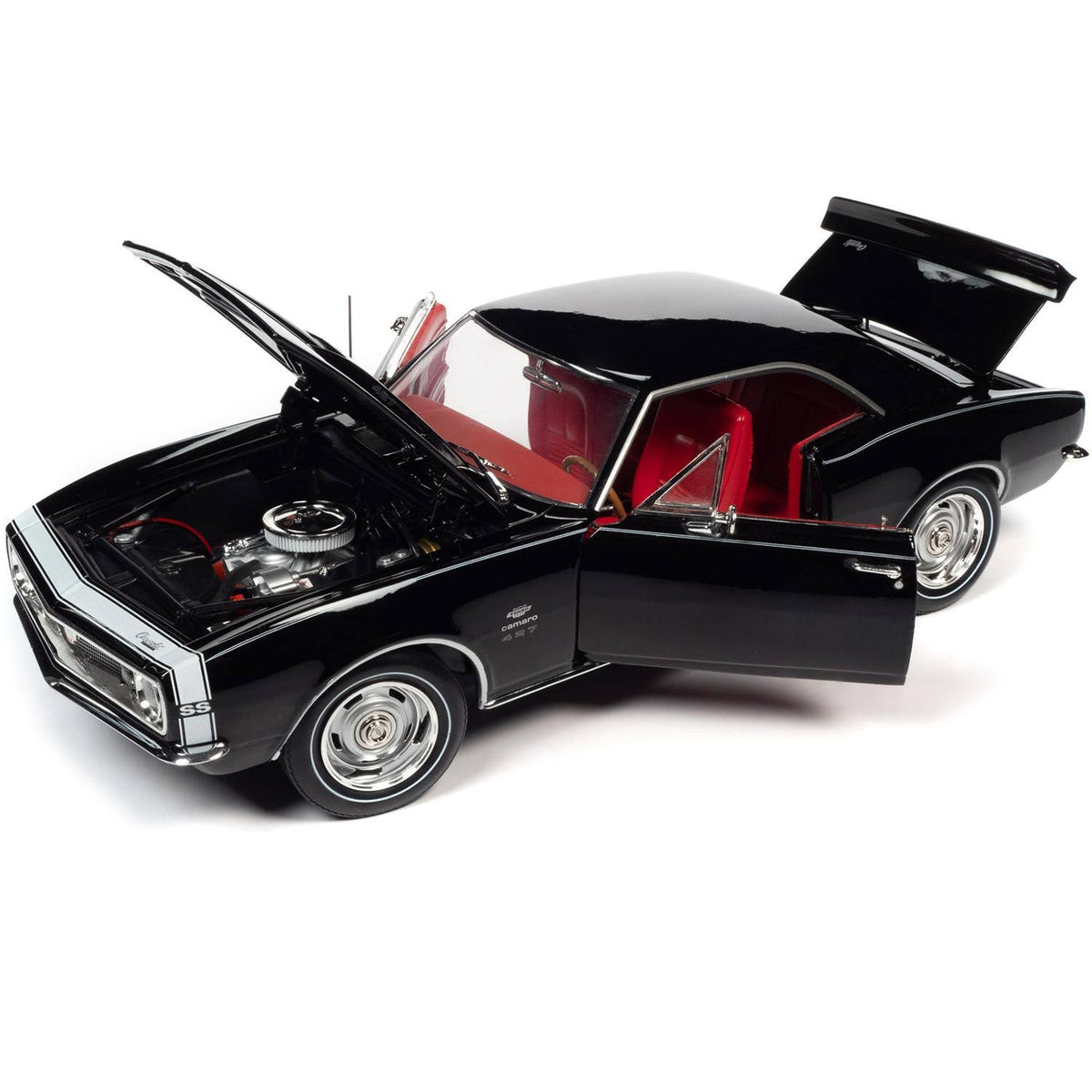 1967 Chevrolet Camaro Yenko SS 427 Hardtop Tuxedo Black with Red Interior F795