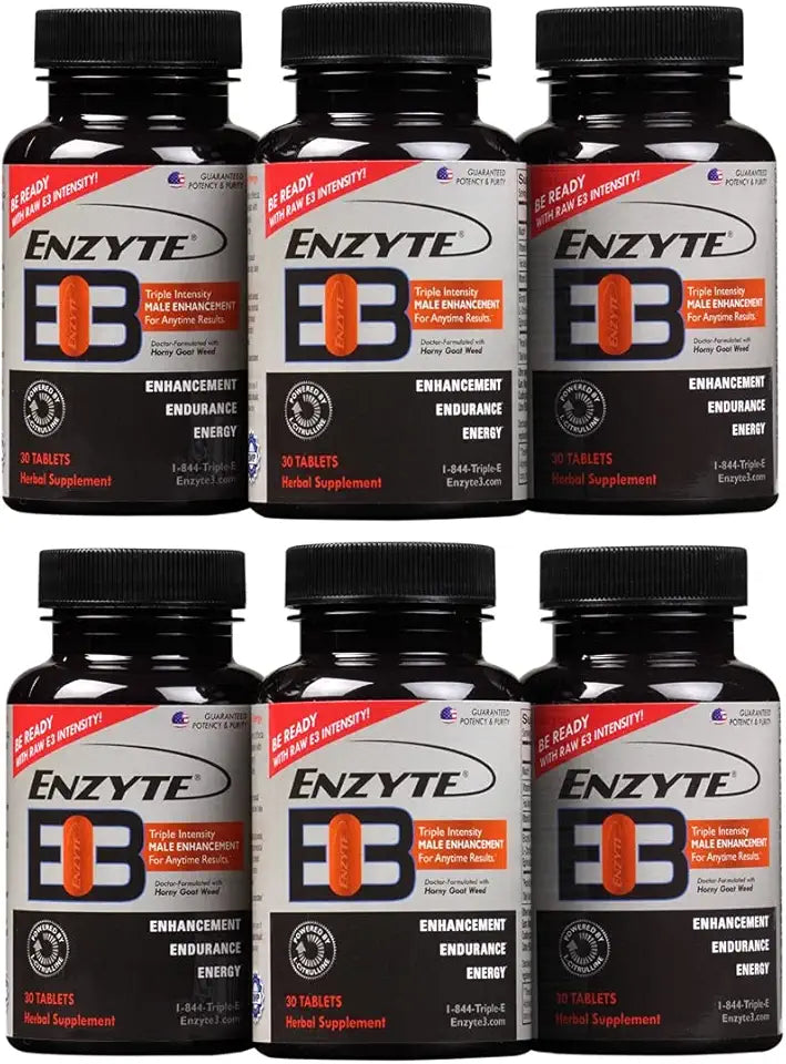 Natural Male Enhancement Supplement 6 Pack Bundle G3240