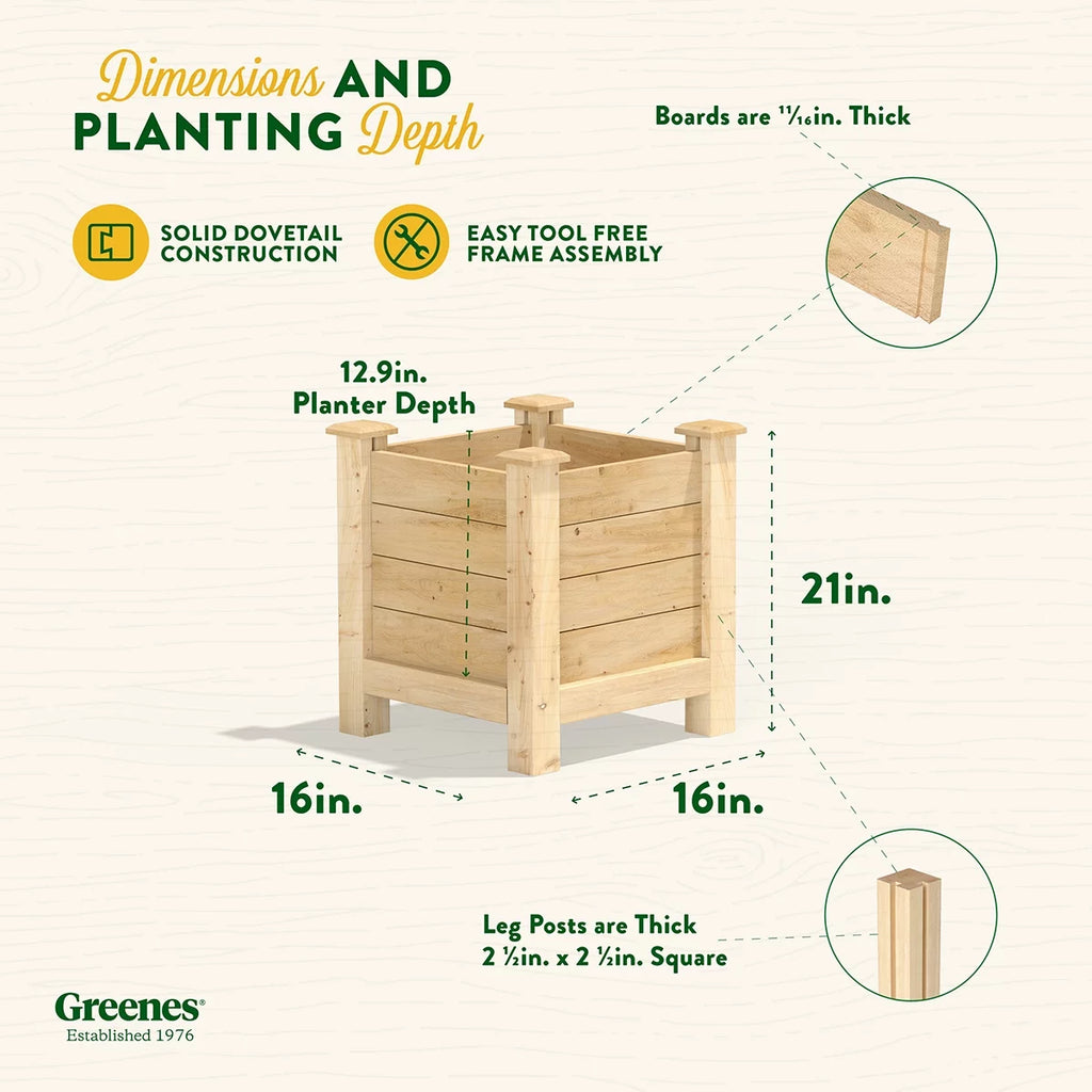 Cedar Elevated Planter E102685