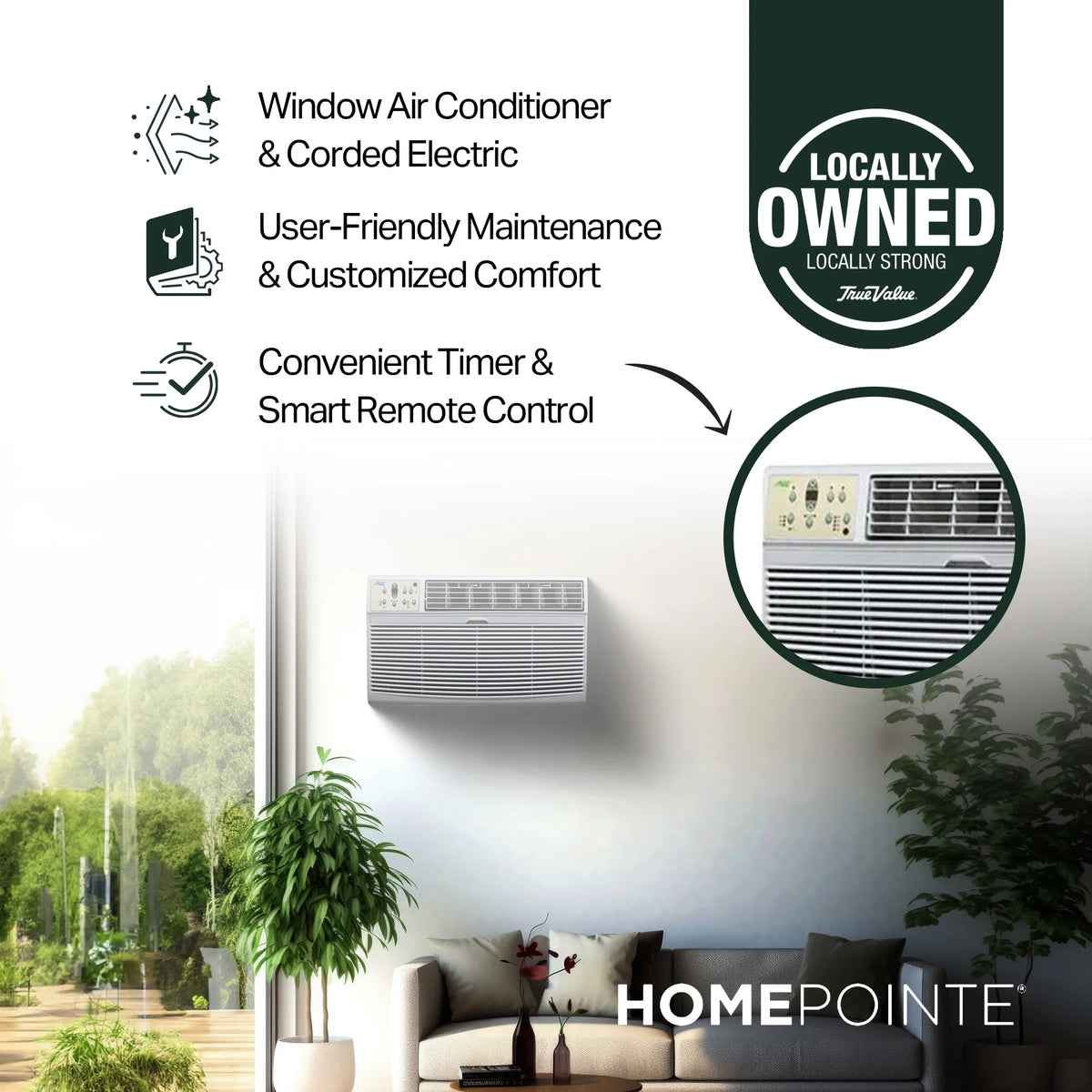 12,000 BTU 230 Volt Through The Wall Air Conditioner V402