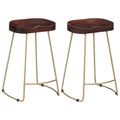 Solid Mango Wood Bar Stools 2 pcs B248556