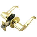 Entry Door Lever Adjustable Backset Polished Brass U64249