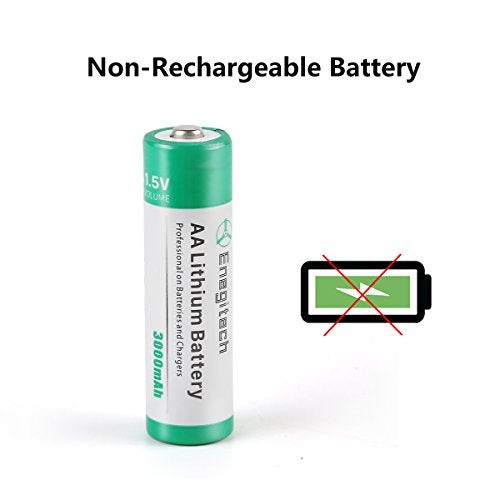AA Lithium Battery 3000mAh 1.5V 16 Pack V599