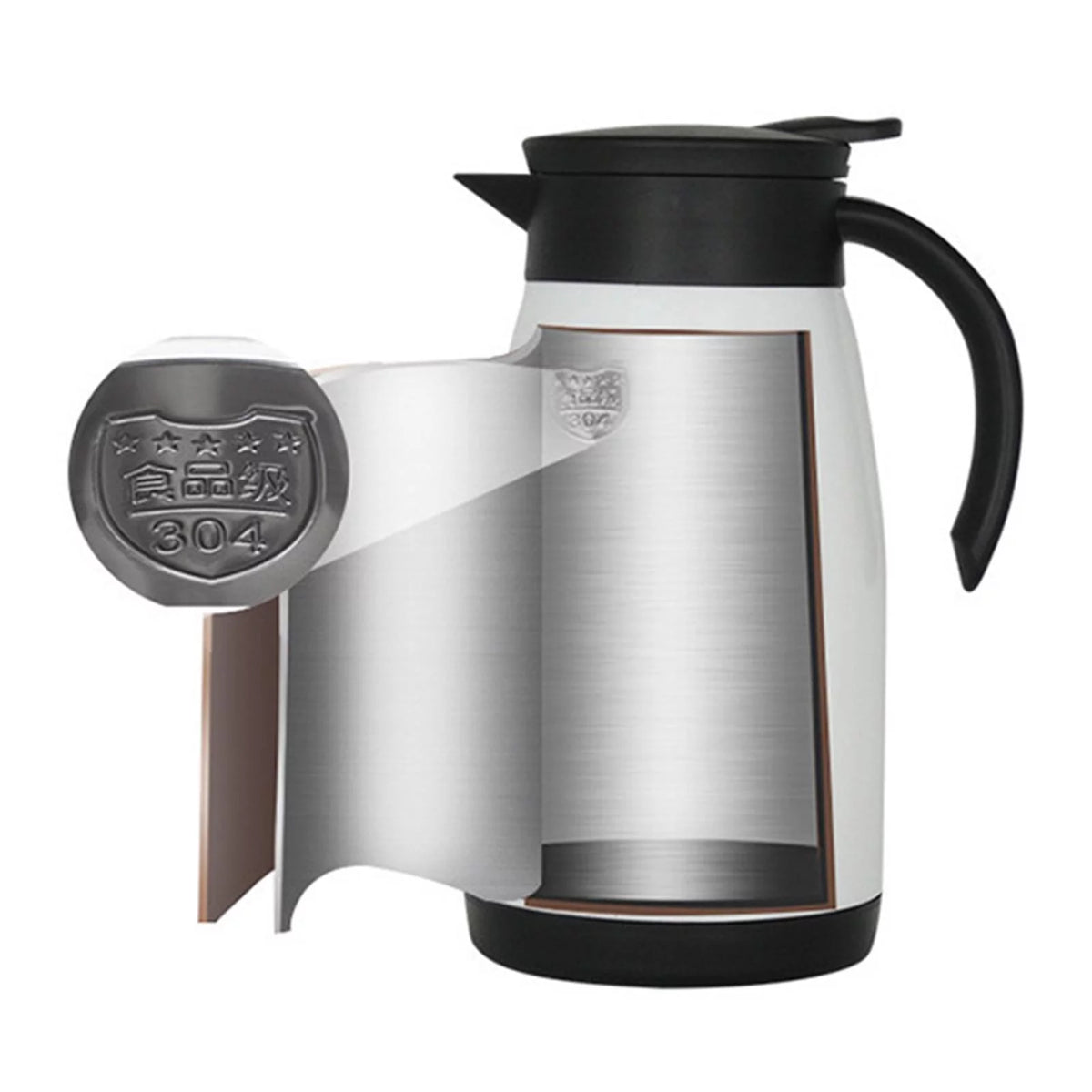 12V 24V 680ML Portable Car Kettle O405