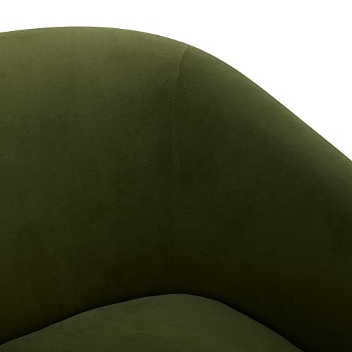 Swivel Upholstered Fabric Barrel Chair D641196