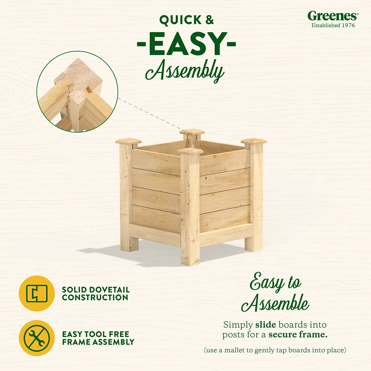 Cedar Elevated Planter E102685