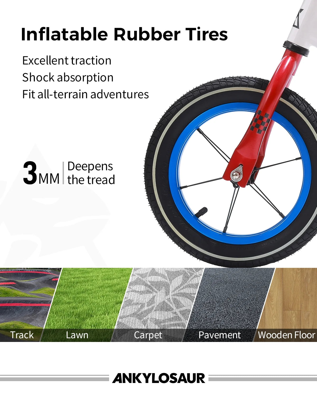 Balance Bike with Adjustable Seat Height B317