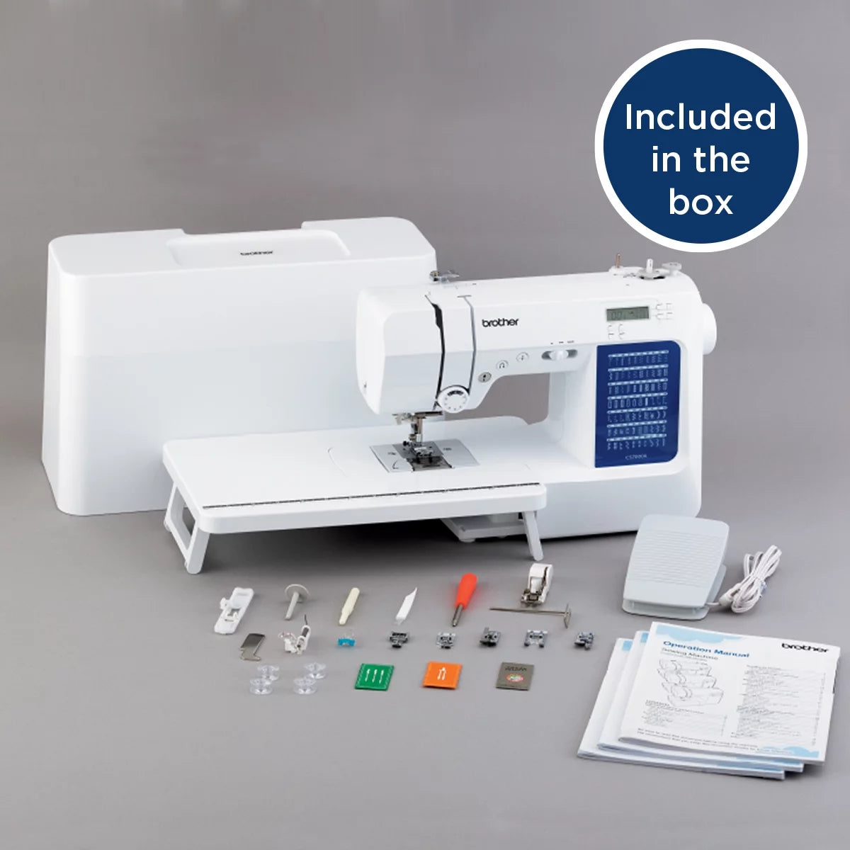 Computerized Sewing Machine with Wide Table K58828
