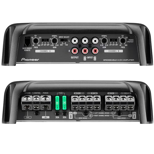 1200W Max 4-Channel Class FD Car Audio Amplifier M381277