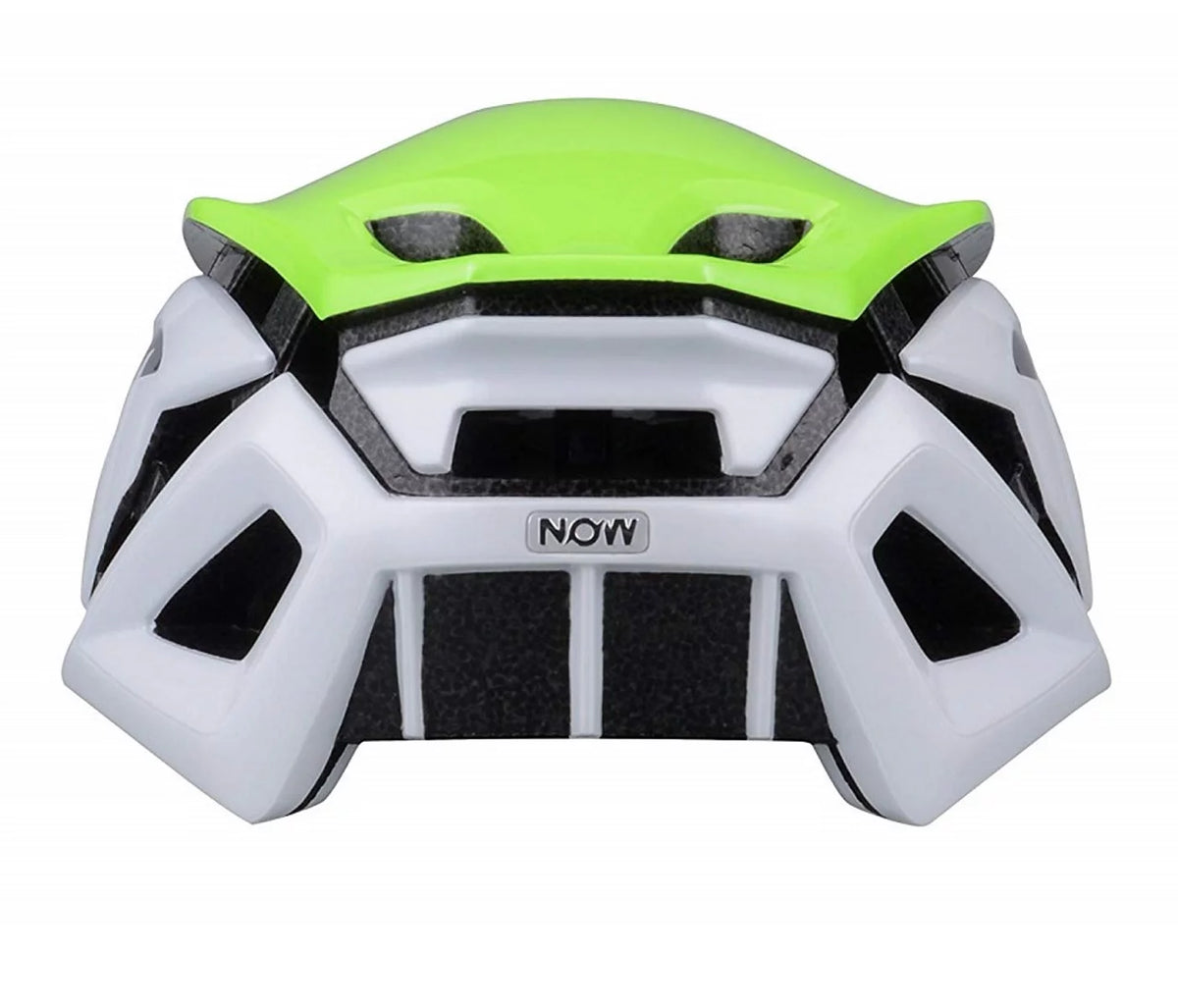 Adult Aerodynamic Bicycle Helmet Neon Green/White L/XL A763347