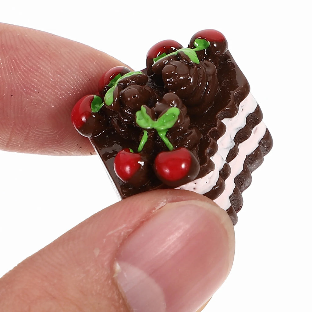 12 Pcs Simulated Mini Cake Ornaments Desserts Model R52283