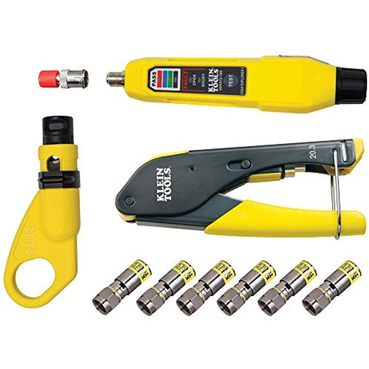 Coax Cable Tester and Cable Installation Kit P36315