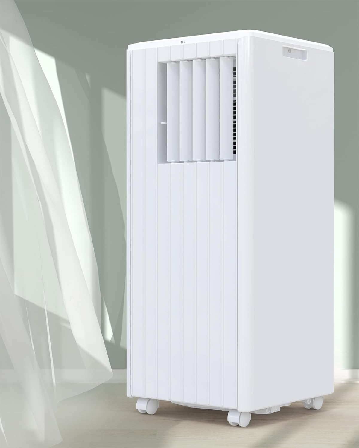8000 BTU Portable Air Conditioner with Remote Control, White X25619