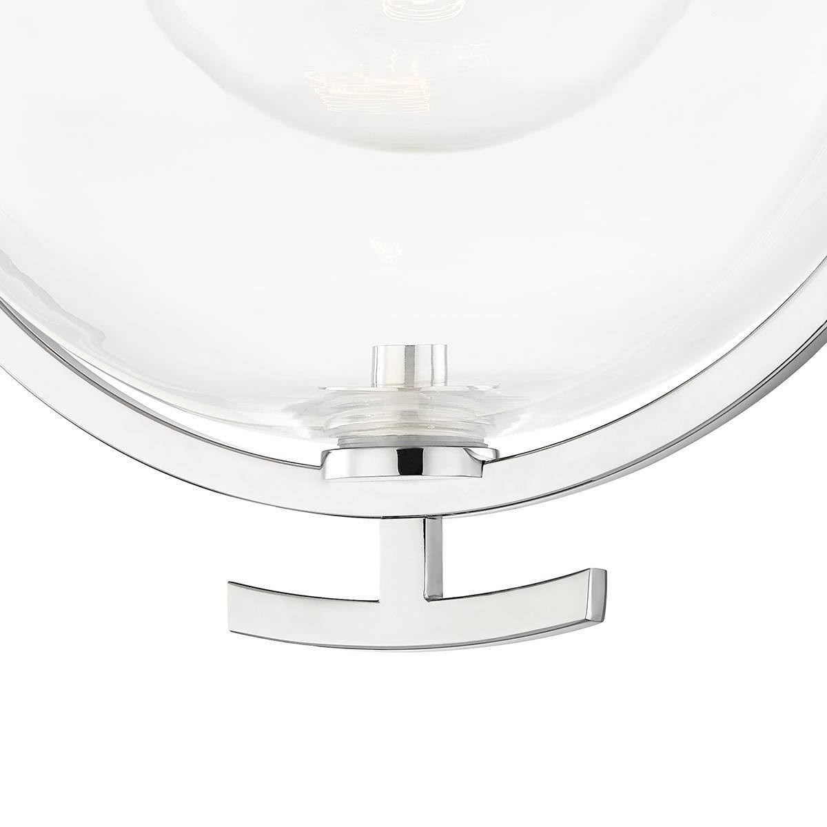 Polished Nickel Semi-Flush Mount Light B4105