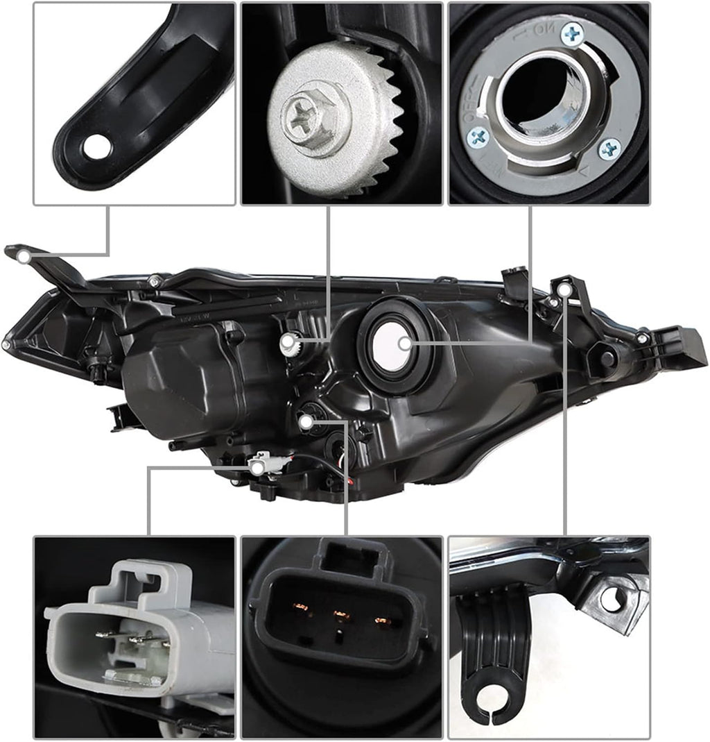 Replacement Built in LED Projector Headlight Assembly Left Side Y875