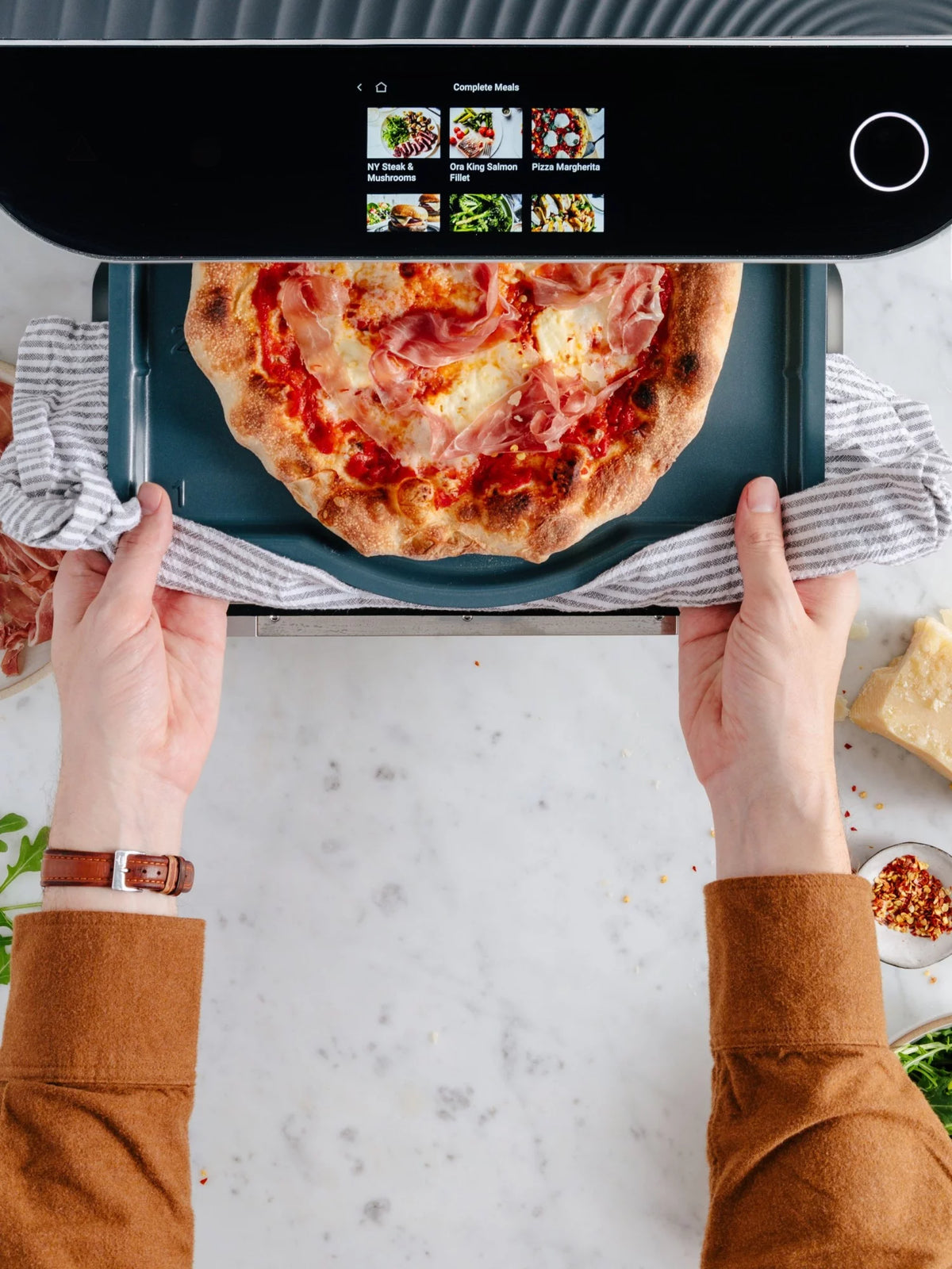10-In-1 Touchscreen Countertop Smart Oven V93470