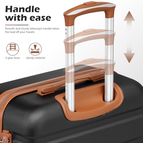 4 Piece Hardshell Spinner Suitcase Set with TSA Lock S254070