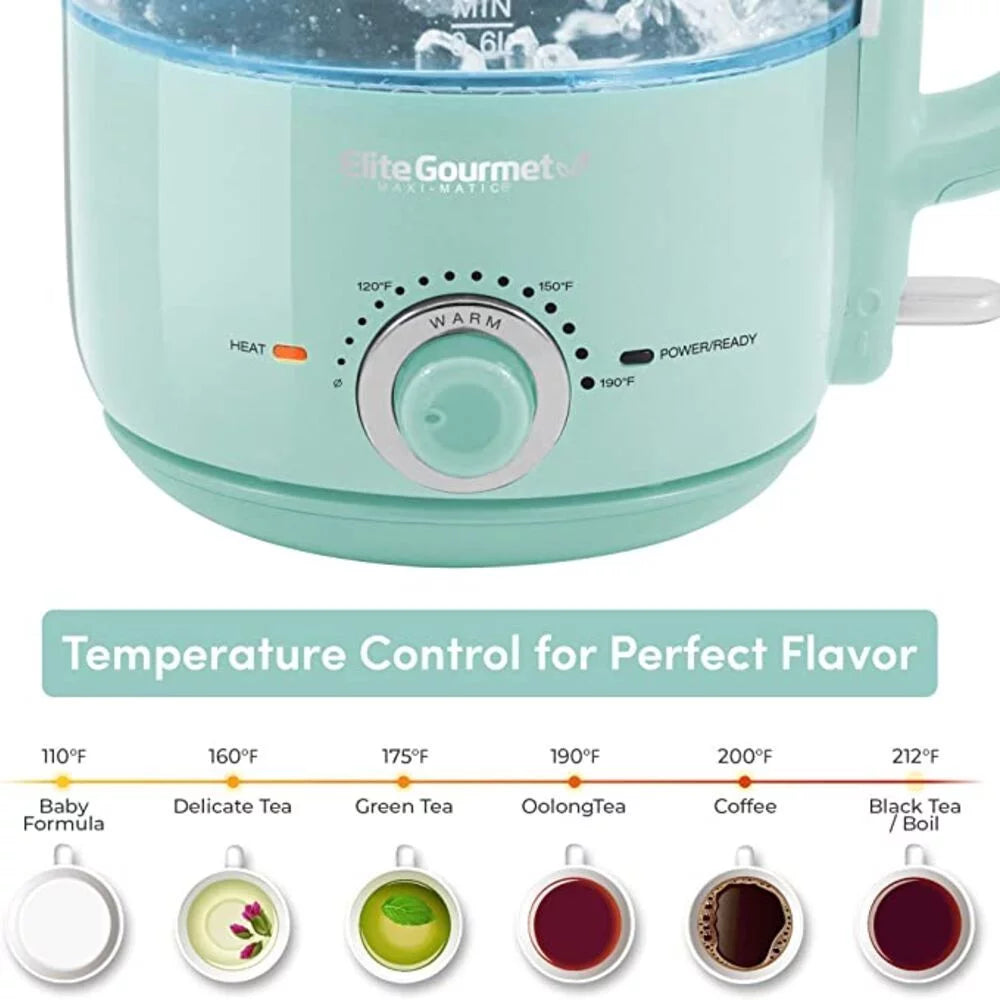 1.2L Adjustable Temperature Electric Glass Kettle P42764
