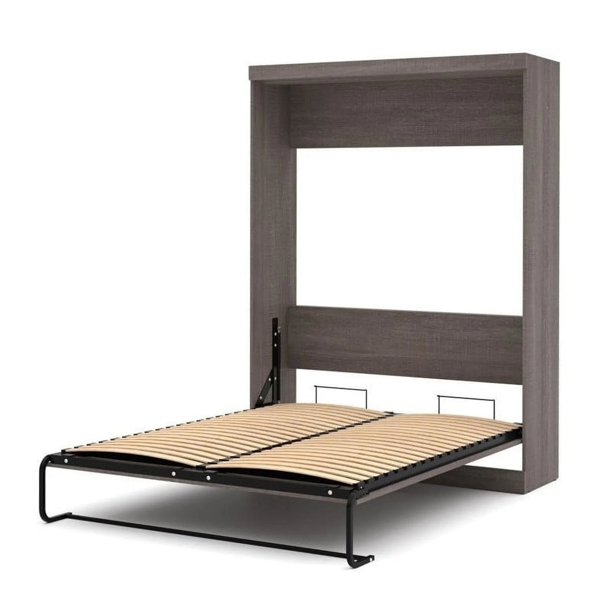Queen Wall Bed in Bark Gray B700691
