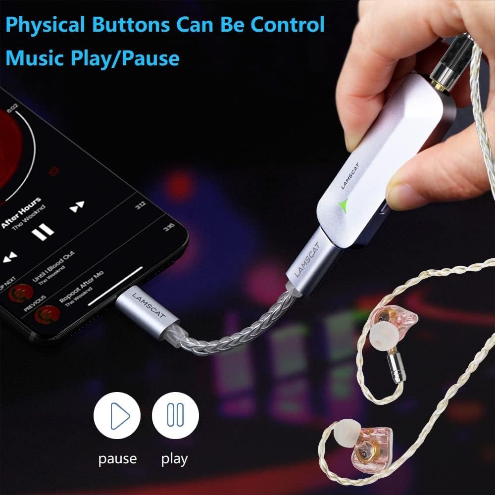 USB DAC Portable Headphone Amplifier with Type C Output (3.5mm) O1497