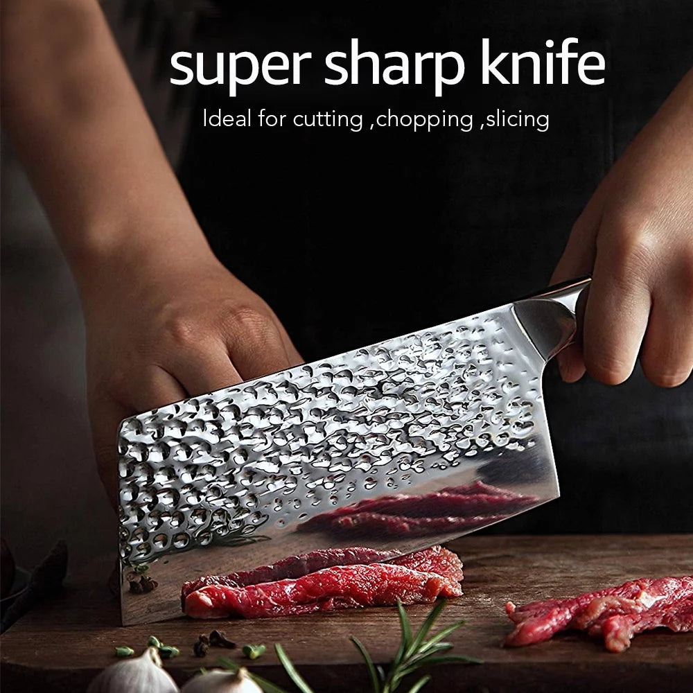 7 Inch High Carbon Stainless Steel Cleaver Knife T57660