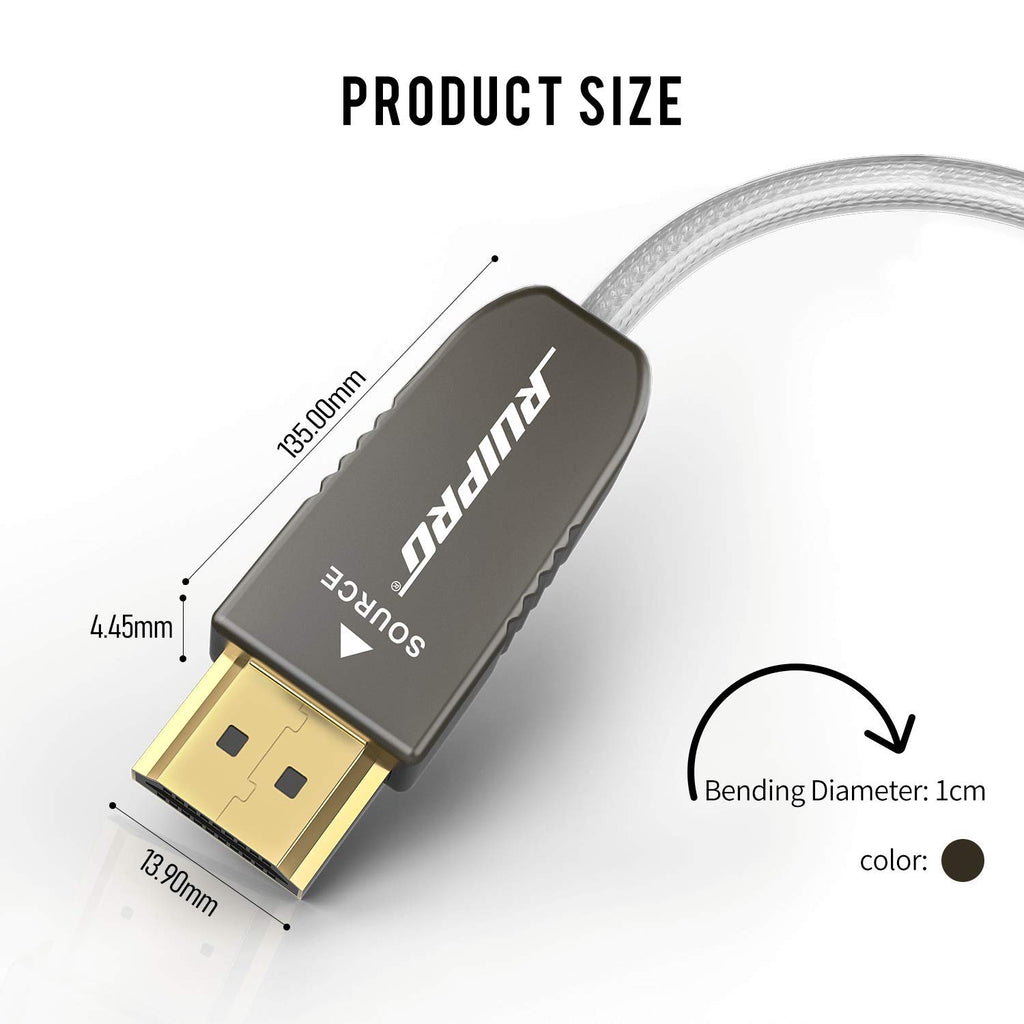 Ultra Thin Fiber Optic HDMI Cable 6ft 4K 60Hz R68048