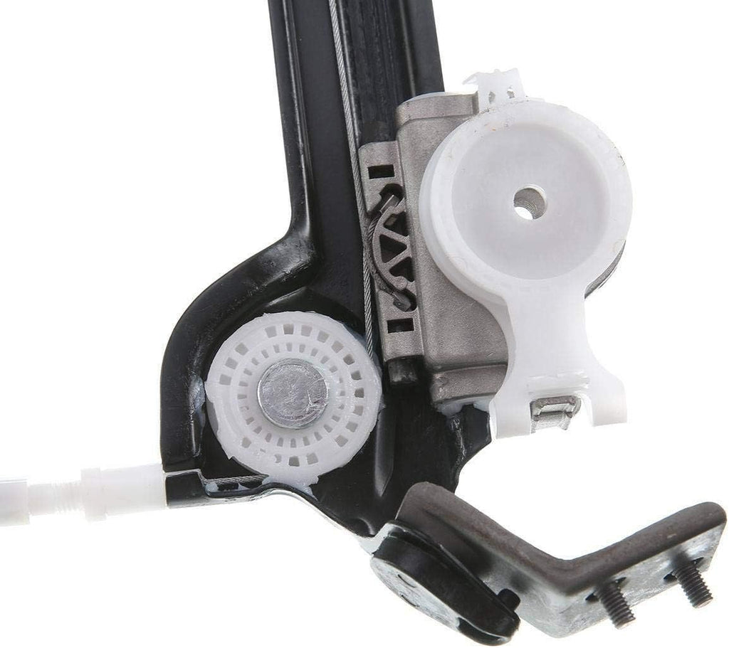 Front Driver Side Power Window Regulator without Motor Compatible with BMW E82 E88 128i 135i 2008-2013 Pack of 2 N310