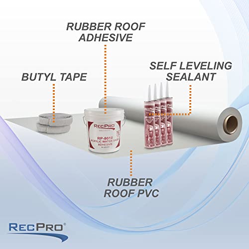 PVC Rubber Roof Kit 9.5' Wide x 5 ft - 40 ft P37230