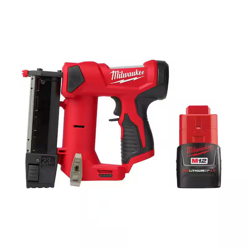 12-Volt 23-Gauge Cordless Pin Nailer with 2.0 Ah Battery U1945