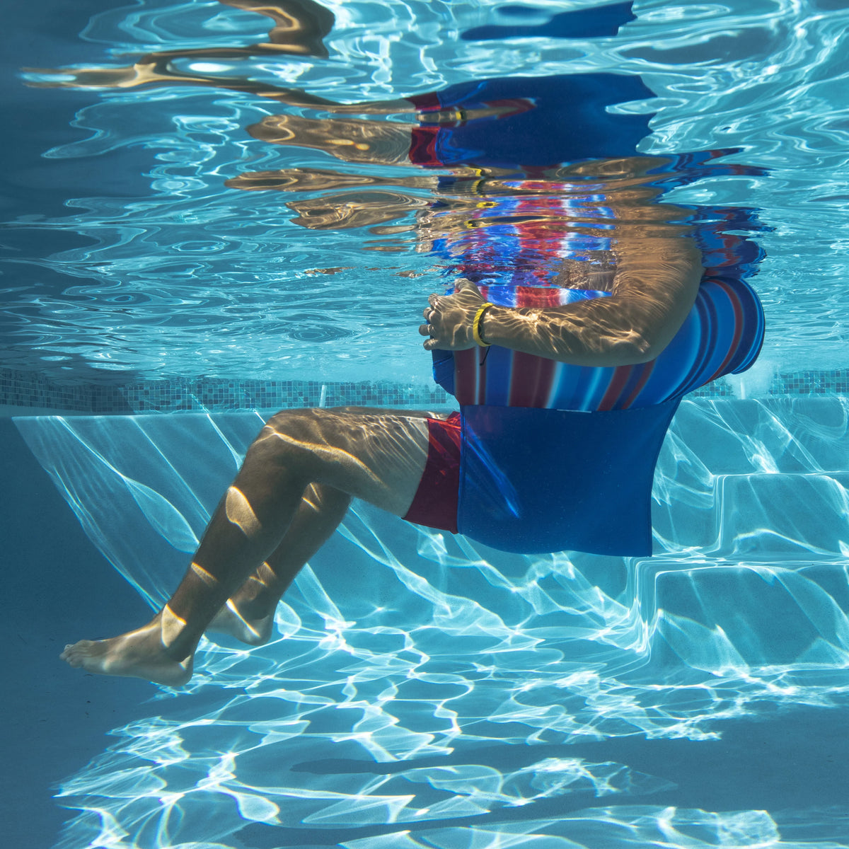 Blurred Stripe Pool Float W17269
