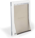 Aluminum Dog Door or Cat Door with Tinted Magnetic Vinyl Flap, Pack of 2 Z2055