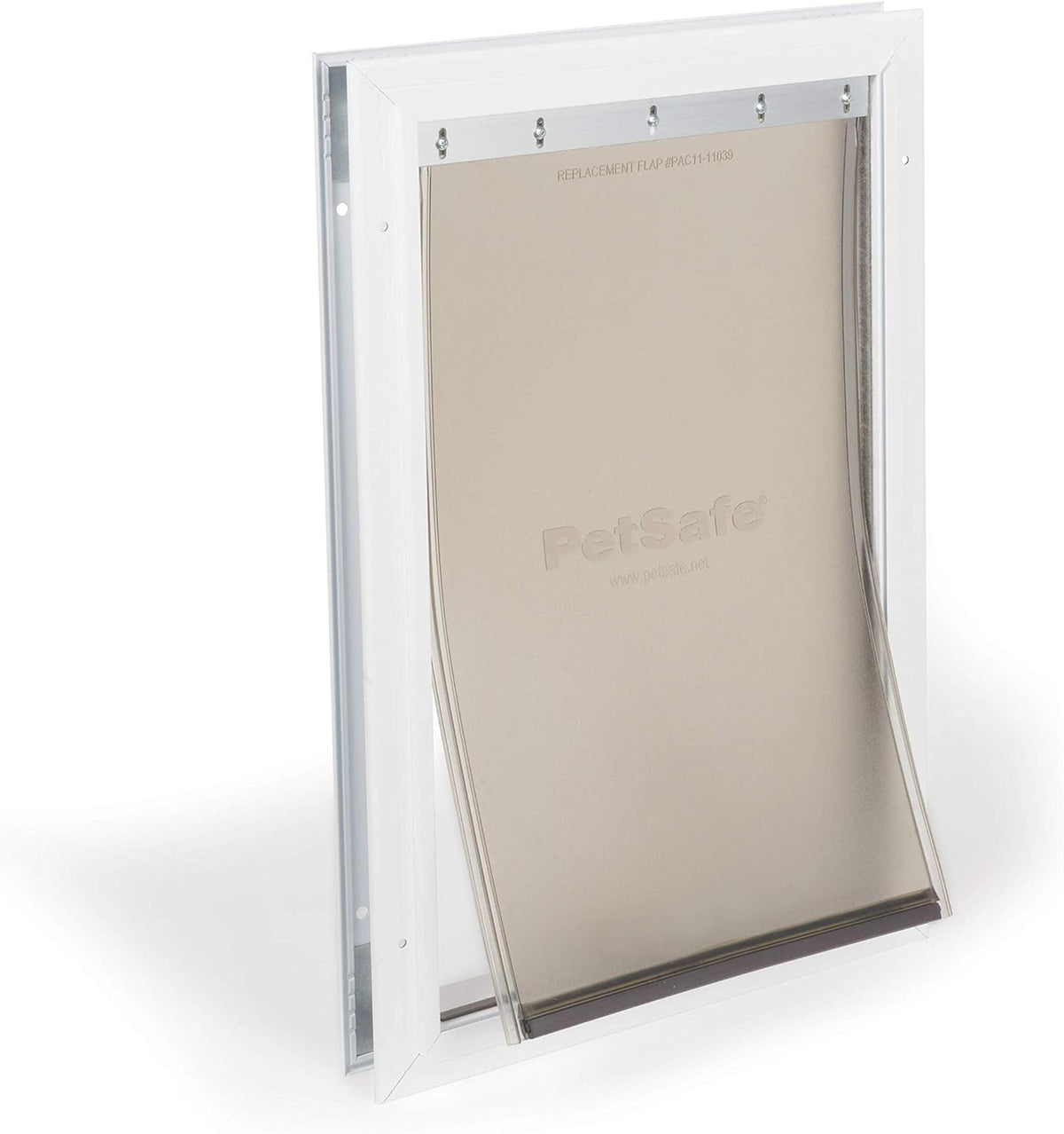 Aluminum Dog Door or Cat Door with Tinted Magnetic Vinyl Flap, Pack of 2 Z2055