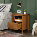 Cherry Finish Nightstand with Drawer S252887