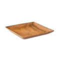 Acacia Wood Square Plate Set of 4 K337
