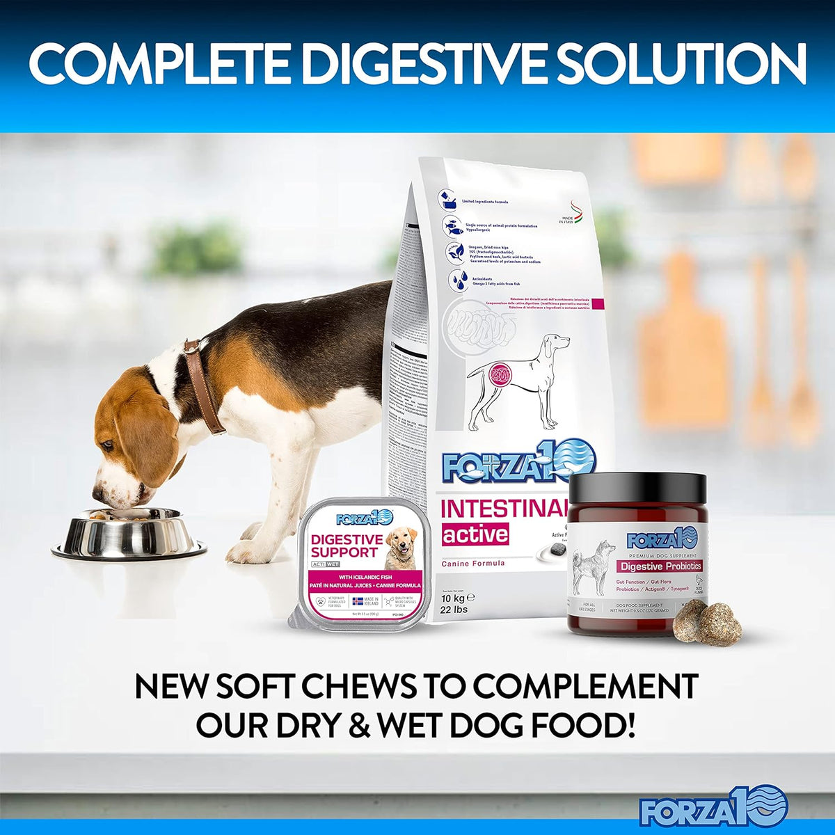 90 Ct Duck Flavor Dog Probiotics Chews T96520