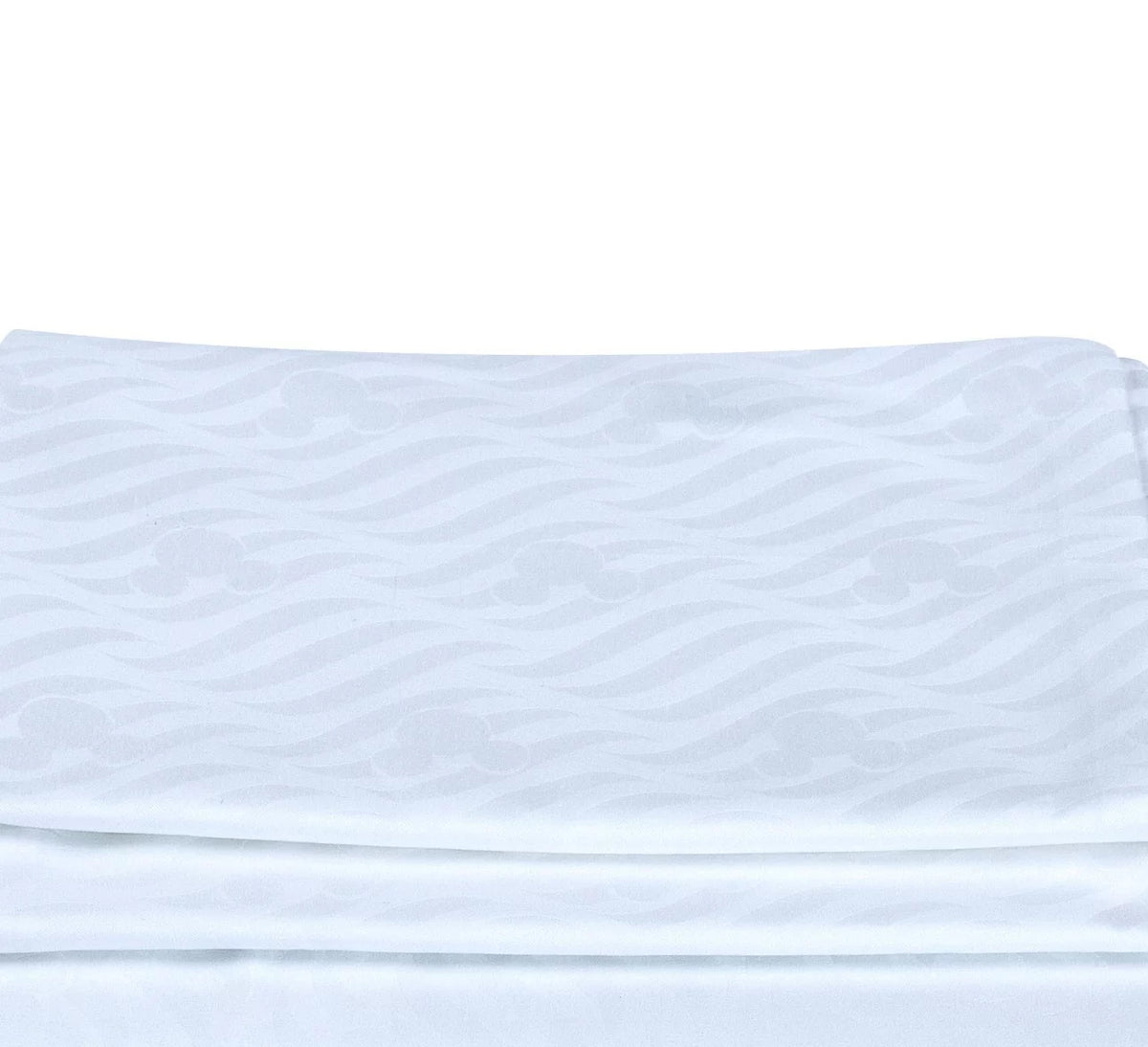 100% Cotton Jacquard Damask King 4 Piece Sheet Set W960167