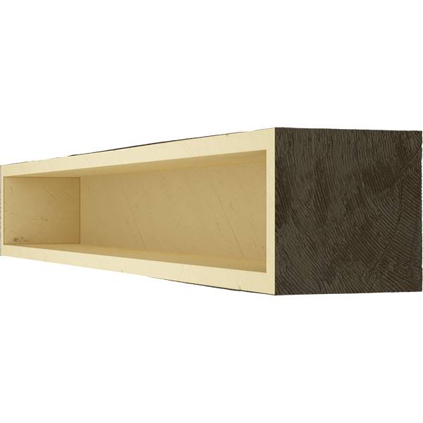 Natural Ash Knotty Pine Faux Wood Fireplace Mantel L436