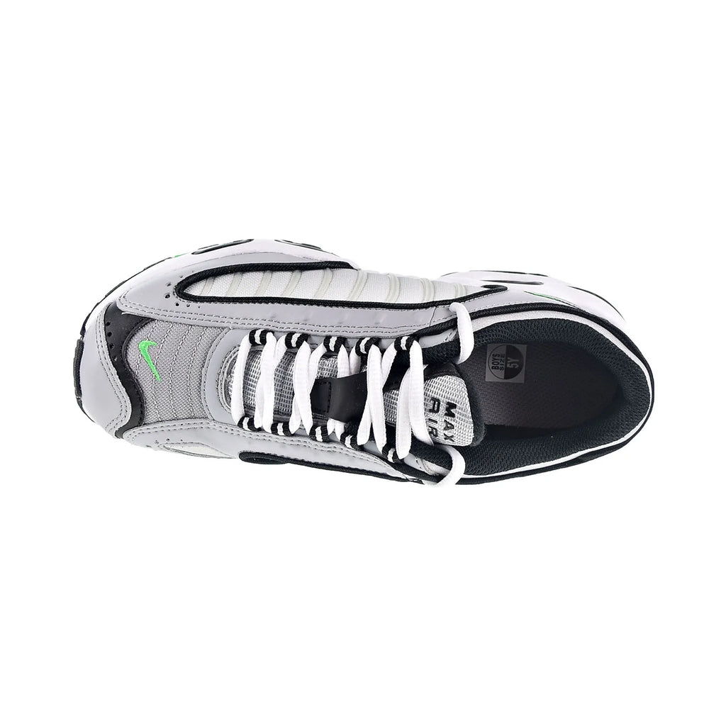 Wolf Grey White Black Green Spark Big Kids' Shoes A2092
