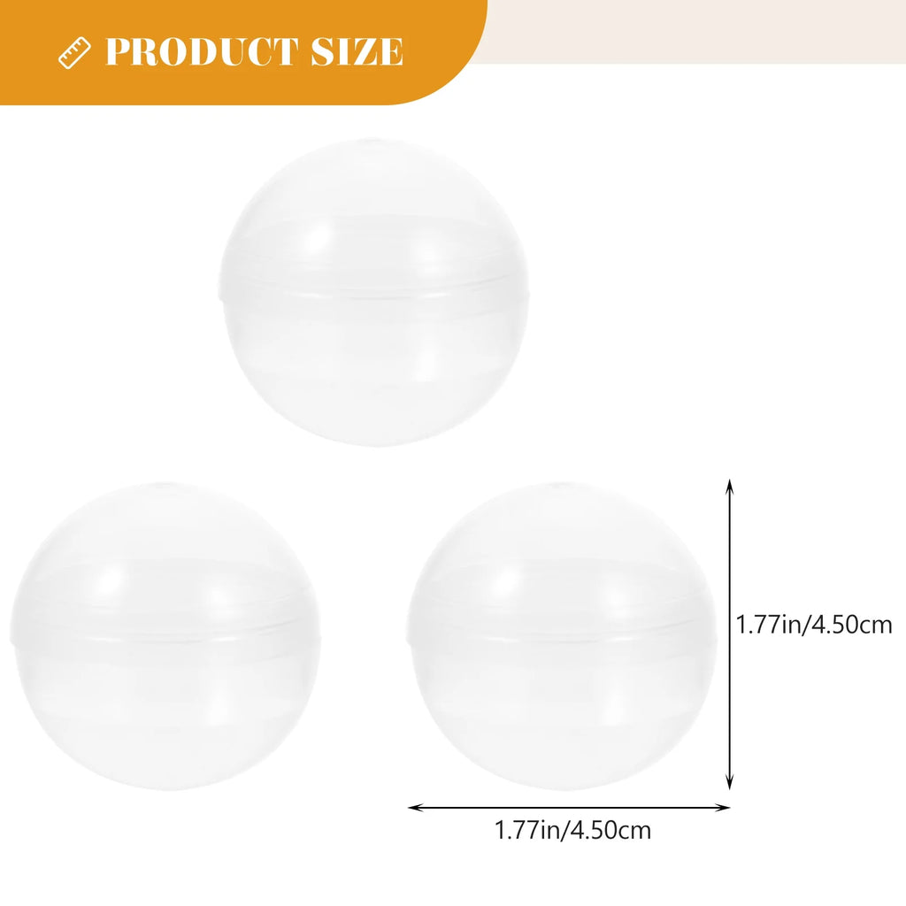 250 pcs Clear Plastic Fillable Balls A500700