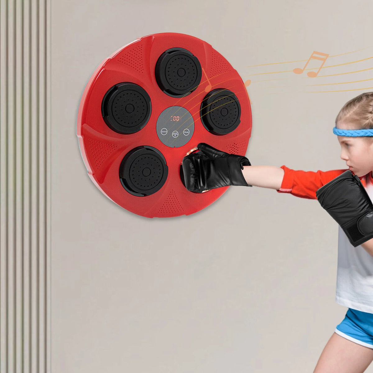 Wall-Mount Boxing Machine with Gloves L422