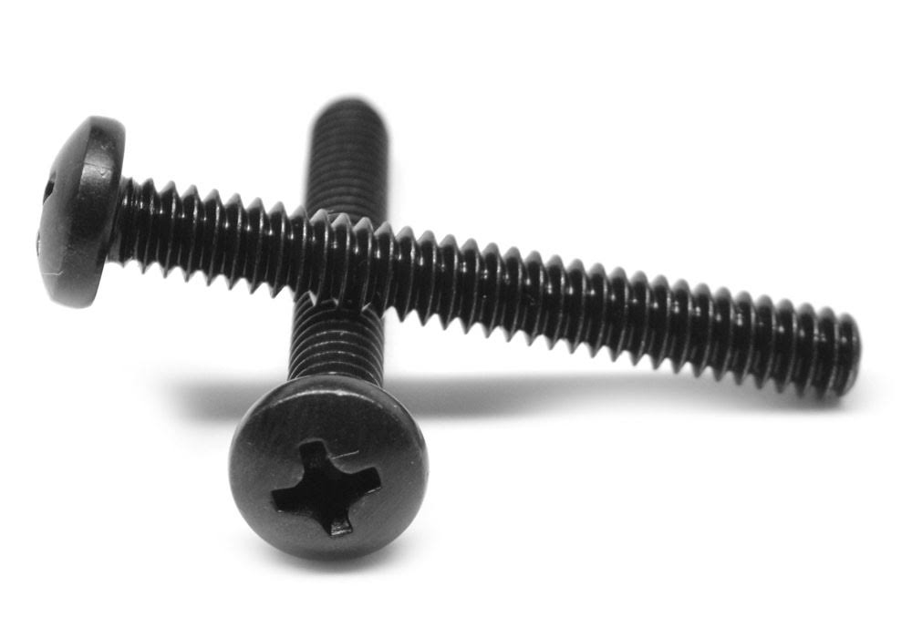Black Zinc Plated Coarse Thread Machine Screw T320888