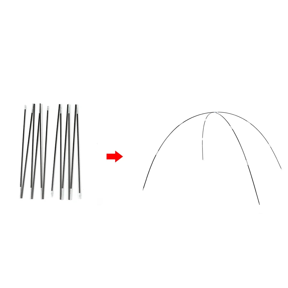 Collapsible Tent Pole Rod Kit D70513
