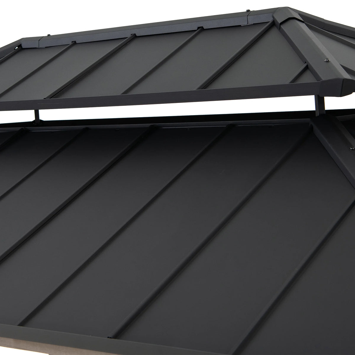 Black Cedar Framed Grill Gazebo V9485