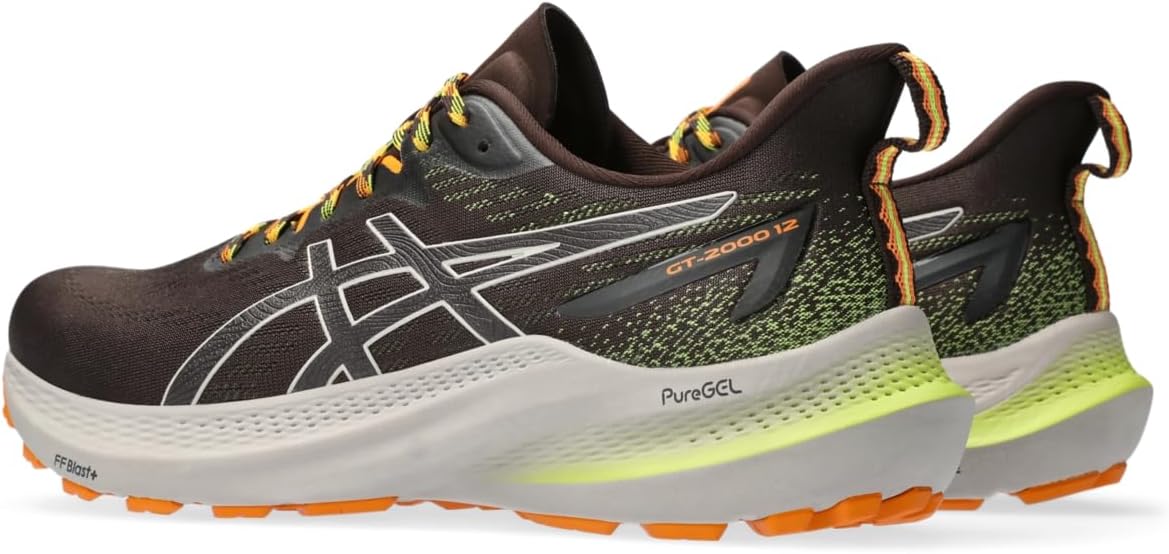 Men's GT-2000 12 Trail Running Shoes, 15, Nature Bathing/NEON Lime R314