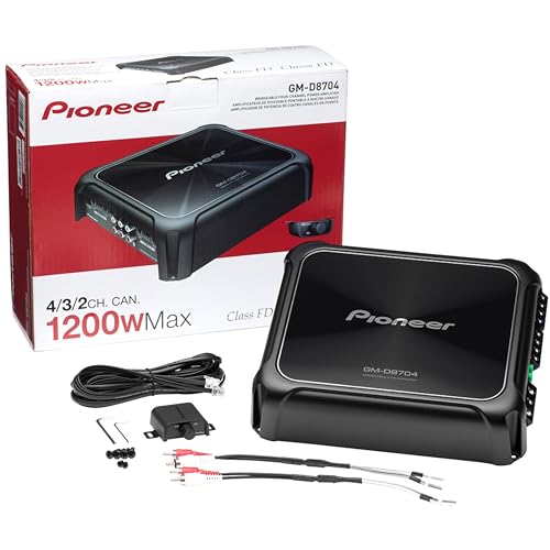 1200W Max 4-Channel Class FD Car Audio Amplifier M381277