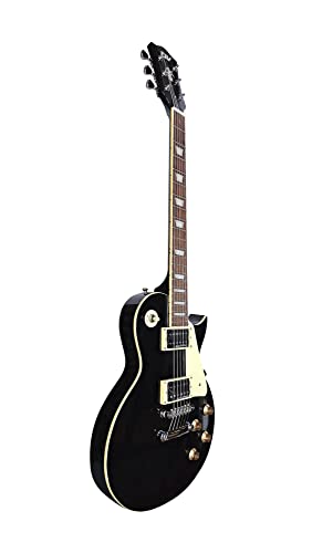 Black Solid-Body Electric Guitar Z4344